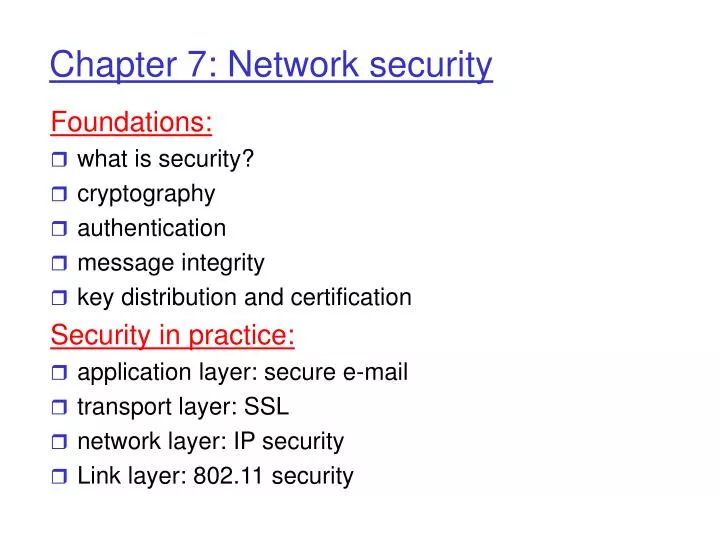 chapter 7 network security