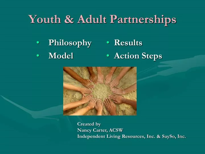 youth adult partnerships