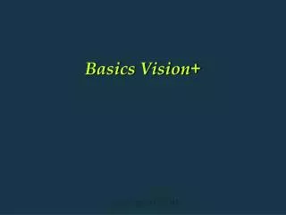 Basics Vision+