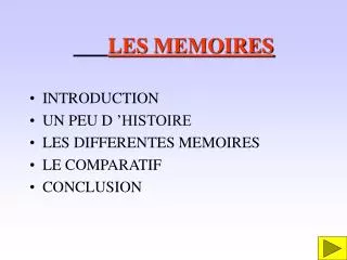 les memoires
