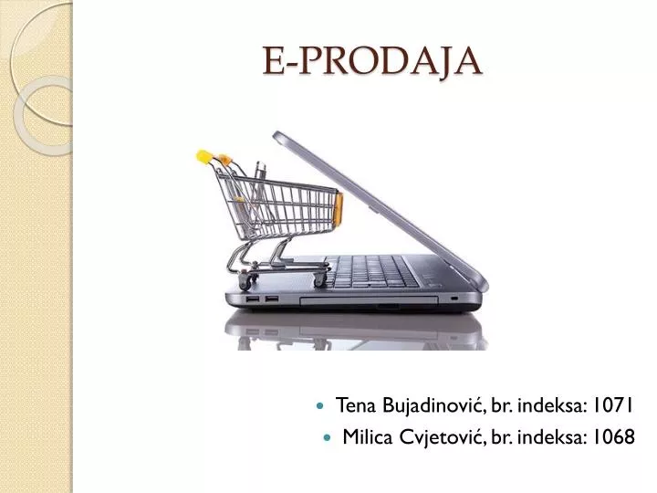 e prodaja