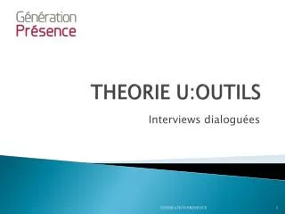 theorie u outils