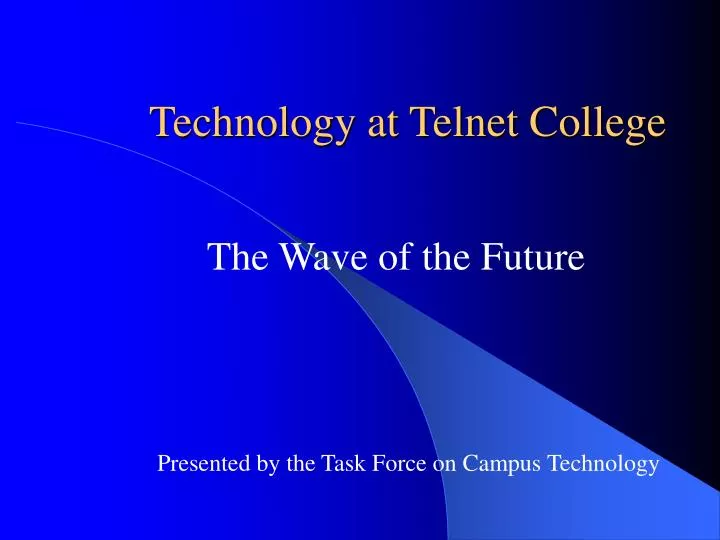 technology at telnet college