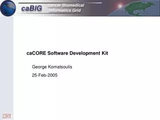 caCORE Software Development Kit