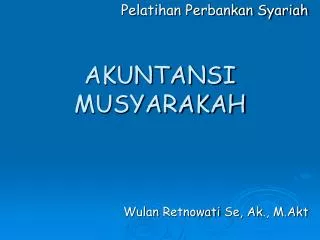 akuntansi musyarakah
