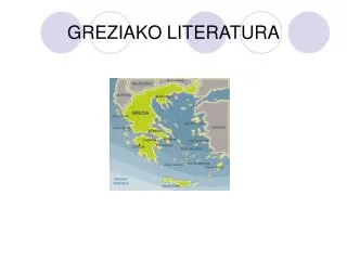 greziako literatura