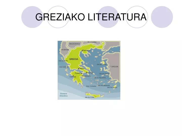 greziako literatura