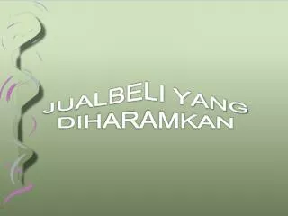 jualbeli yang diharamkan