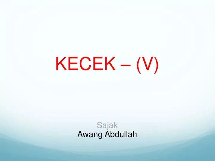 kecek v