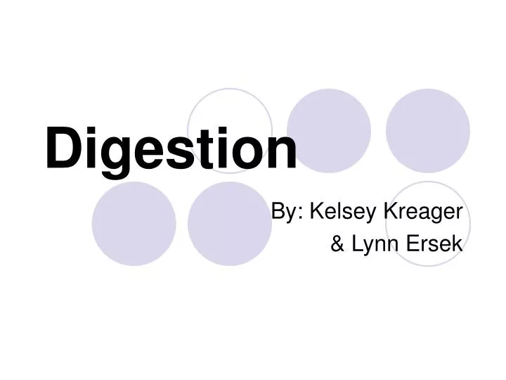 digestion