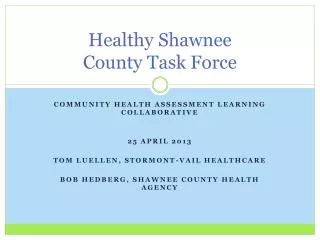 Healthy Shawnee County Task Force