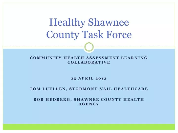 healthy shawnee county task force