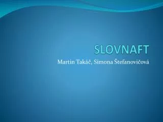 slovnaft