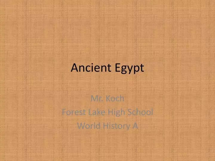 ancient egypt