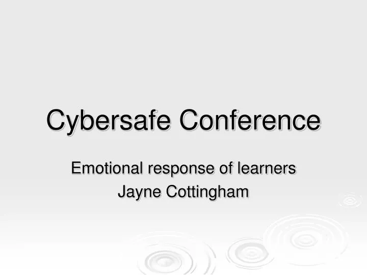 cybersafe conference