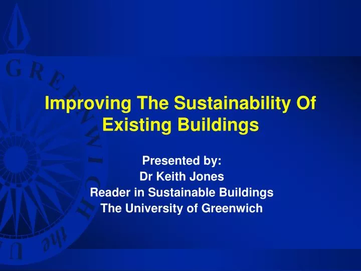 improving the sustainability of existing buildings