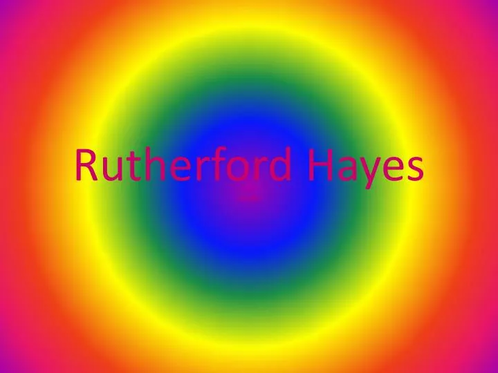 rutherford hayes by leo