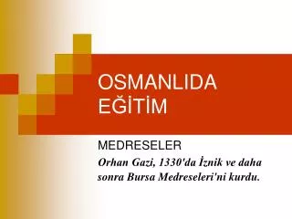osmanlida e t m