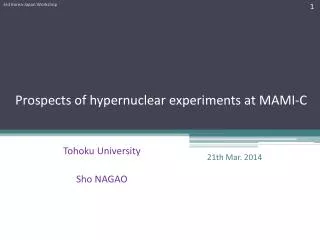 Prospects of hypernuclear experiments at MAMI-C