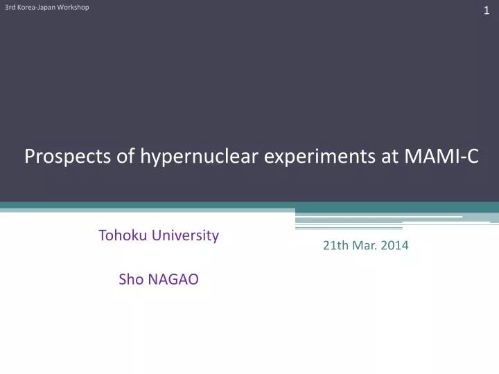 prospects of hypernuclear experiments at mami c