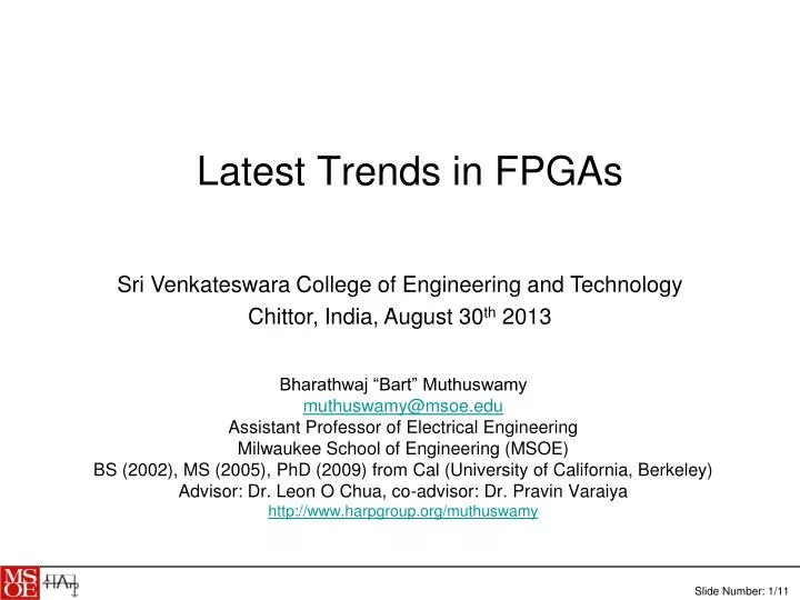 latest trends in fpgas