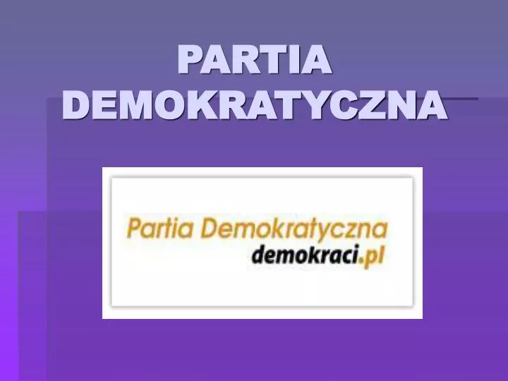 partia demokratyczna
