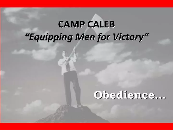 camp caleb equipping men for victory