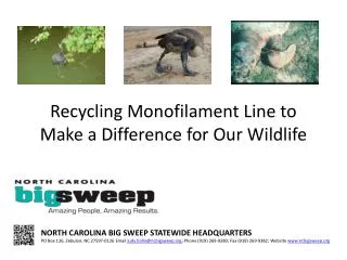 Recycling Monofilament Line to Make a Difference for Our Wildlife