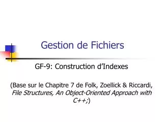 gestion de fichiers
