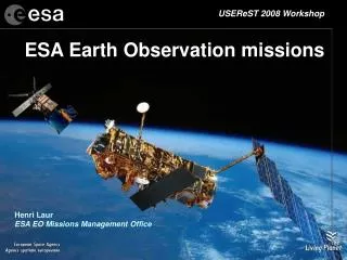 ESA Earth Observation missions