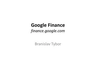 google finance finance google com