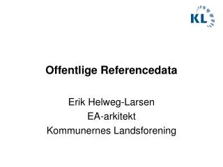 offentlige referencedata
