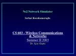 Ns2 Network Simulator - slide 1