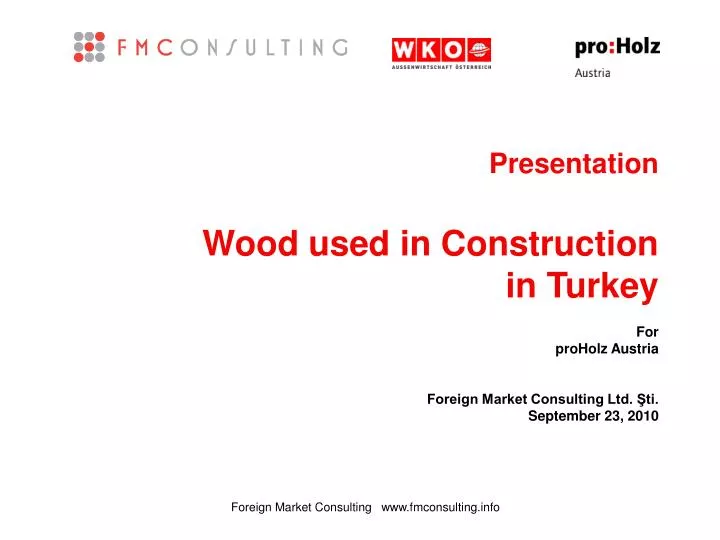 presentation wood used in construction in turkey