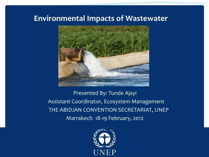 environmental impacts of wastewater
