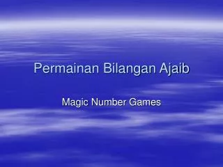 permainan bilangan ajaib