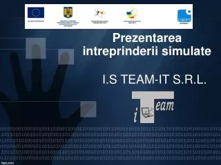prezentarea intreprinderii simulate