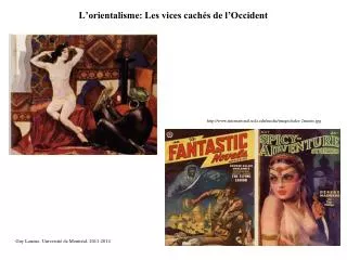 L’orientalisme: Les vices cachés de l’Occident