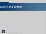 Money and Inflation - slide 1