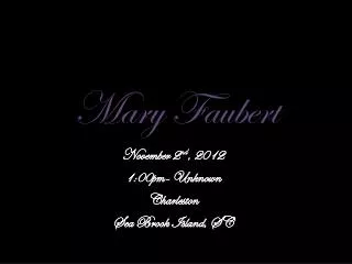 Mary Faubert