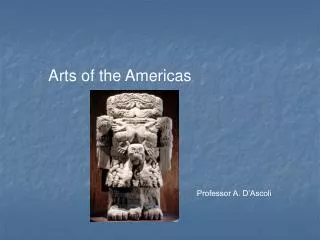 Arts of the Americas
