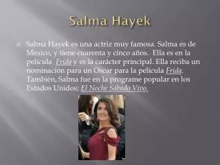 salma hayek