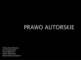 prawo autorskie
