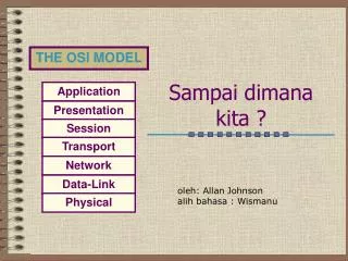 sampai dimana kita