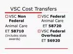 VSC Cost Transfers - slide 1