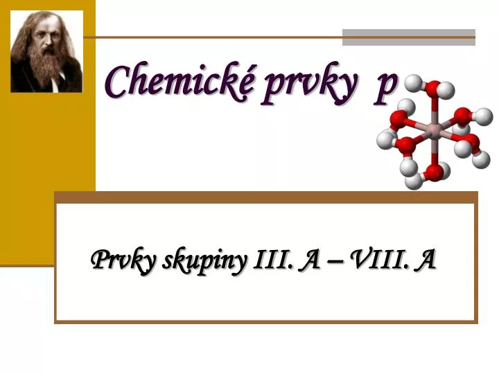 chemick prvky p