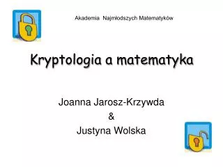 kryptologia a matematyka