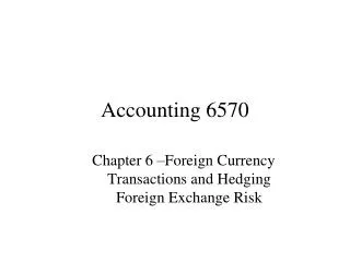 Accounting 6570