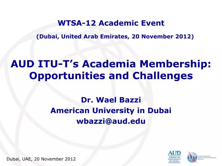aud itu t s academia membership opportunities and challenges