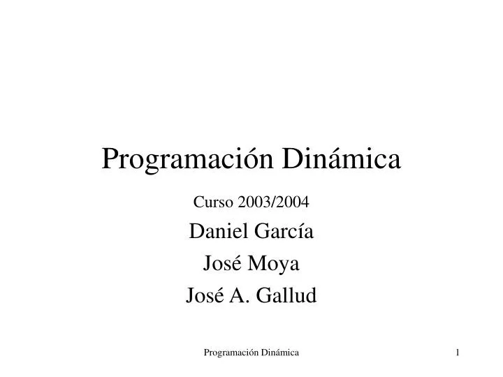 programaci n din mica